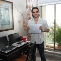 Adhyayan Suman at his house