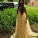 Gauhar Khan shoots for designer Umair Zafar 