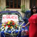 Neetu Chandra visits KC College