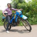 Sameera Reddy Learns to Ride a Bike