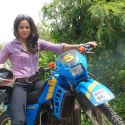 Sameera Reddy Learns to Ride a Bike