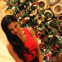 Veena Malik Celebrating Christmas