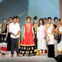 Kangna walks the ramp for Amrapali at IIJW 2011