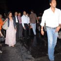 Sonam, Mahesh and Lara snapped post the show