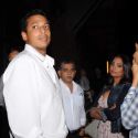 Sonam, Mahesh and Lara snapped post the show