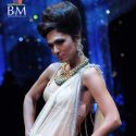 Sonam and Lara walk the ramp for Shane Falguni Pea
