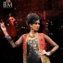 Sonam and Lara walk the ramp for Shane Falguni Pea