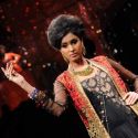 Sonam and Lara walk the ramp for Shane Falguni Pea