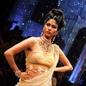 Sonam and Lara walk the ramp for Shane Falguni Pea