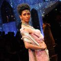 Sonam and Lara walk the ramp for Shane Falguni Pea