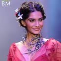 Sonam and Lara walk the ramp for Shane Falguni Pea