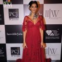 Sonam and Lara walk the ramp for Shane Falguni Pea
