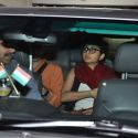 Aamir and Faisal Khan Watch Veer