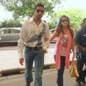 Aishwarya Rai & Abhishek Leave for Delhi