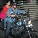 Arshad Warsi on his Harley Davidson Bike