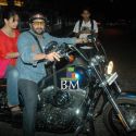 Arshad Warsi on his Harley Davidson Bike