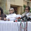 Big B with family to Announce plans of NGO of Plan