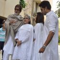 Big B with family to Announce plans of NGO of Plan India