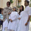 Big B with family to Announce plans of NGO of Plan