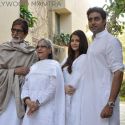 Big B with family to Announce plans of NGO of Plan
