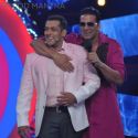 Akshay, Asin & Salman on the sets of 'Bigg Boss 6'
