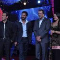 Ajay, Sanjay, Salman and Sonakshi on the sets of B