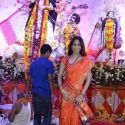 Kajol at North Mumbai Durga Pooja