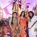 Kajol at North Mumbai Durga Pooja