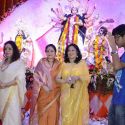 Kajol at North Mumbai Durga Pooja