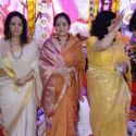 Kajol at North Mumbai Durga Pooja