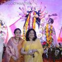 Kajol at North Mumbai Durga Pooja