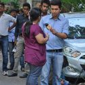 Celebs at Sanjay Dutt's Residence