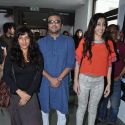 Dia,Shabana & Javed Akhtar at Whistling Woods Event
