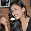 Hrishita Bhatt at a Bengali Restaurant