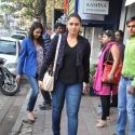 Huma Qureshi Snapped Street Shopping