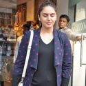 Huma Qureshi Snapped Street Shopping