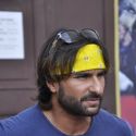 Saif on the sets of Extra innings