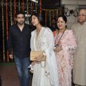 Shilpa and Manish at Jeetendra'a Ganpati