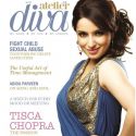 Tisca Chopra on the cover of Atelier Diva (April 2013)