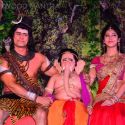 Mahadev and Parvati welcome Shri Ganesha in Devon 