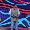 Ajay, Akshay and Kajal on the sets of Nach Baliye