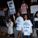 Peace protest march at Gateway of India