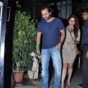 Saif, Kareena & John dine at Cafe Nido