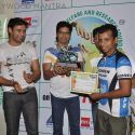 Shaan & Sangram at the cycle race award function