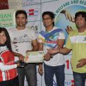 Shaan & Sangram at the cycle race award function