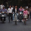 Shahrukh Khan Teaches Suhana to Ride a bicycle