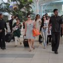 Snapped in Mumbai International Airport 2012