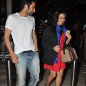 Snapped in Mumbai International Airport 2012