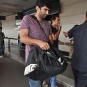 Ranbir & Aditya leave for Dubai jawaani Dewaani pr