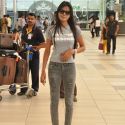 Sherlyn Chopra Returns from Kerala